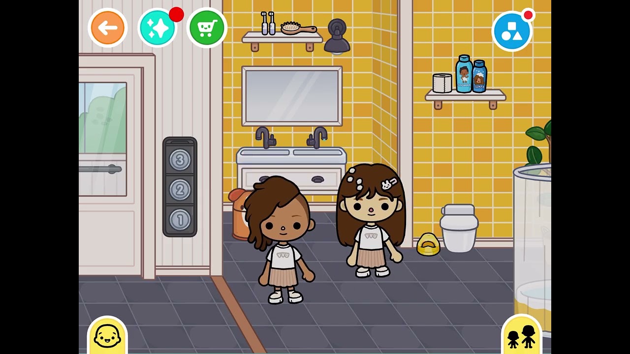 Sisters morning routine