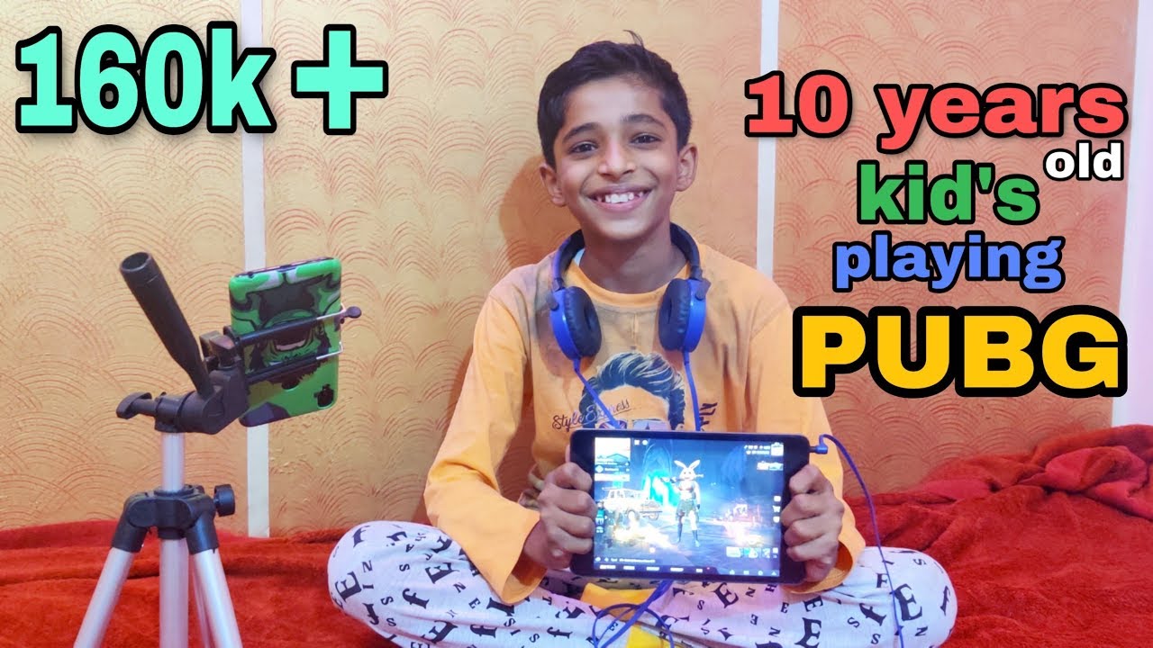 Apple Ipad mini 5 || 10 Years old Kid Playing [PUBG MOBILE] Handcam Video