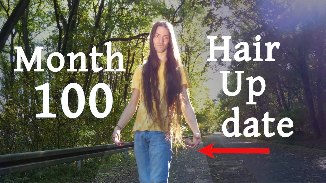 Mens Long Hair • 100 Month Update