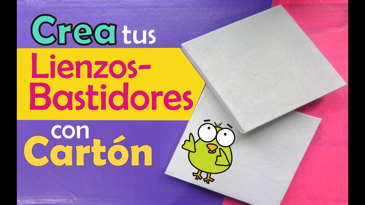 **COMO HACER BASTIDORES CON CARTÓN para cuadros/ para PRINCIPIANTES