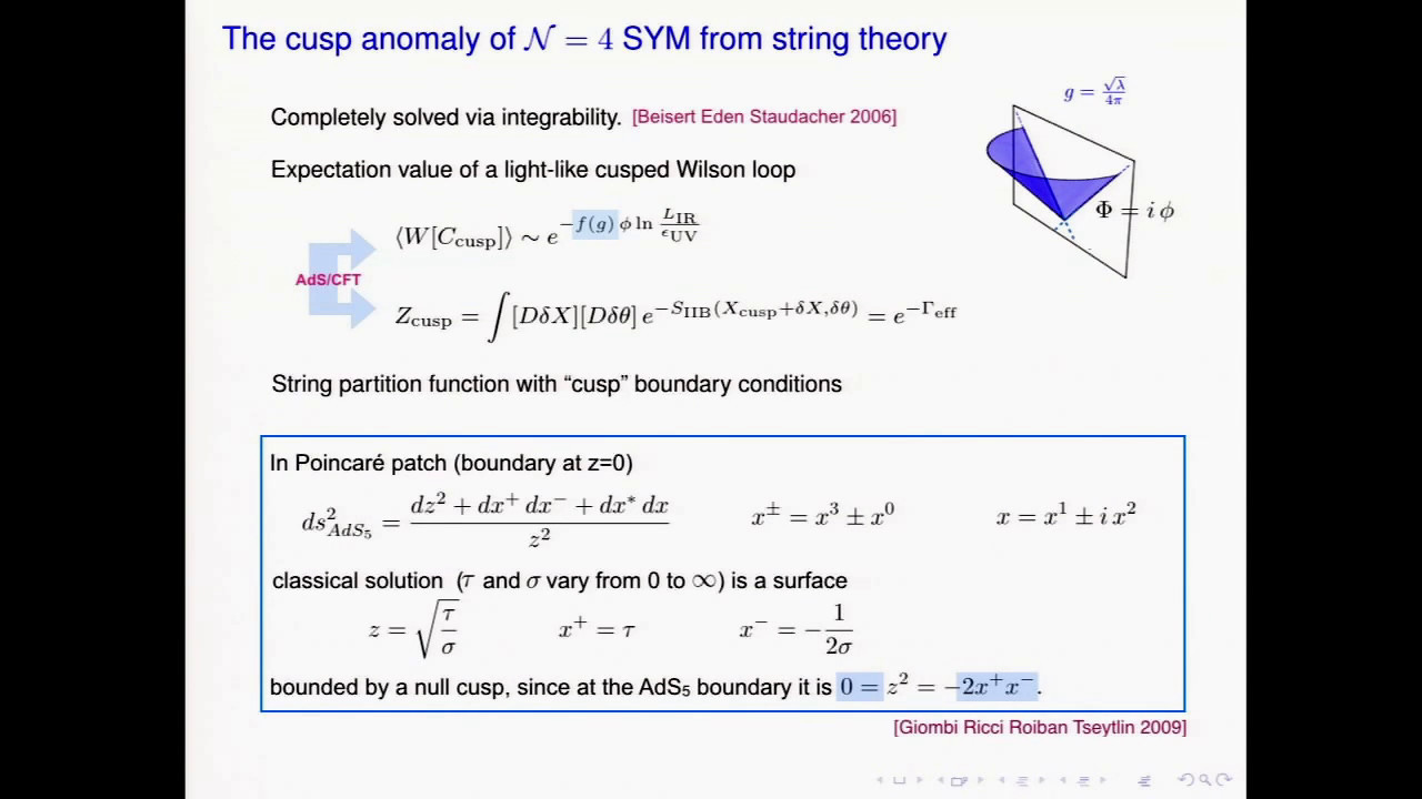 Forini: Worldsheet string theory in AdS/CFT  and lattice
