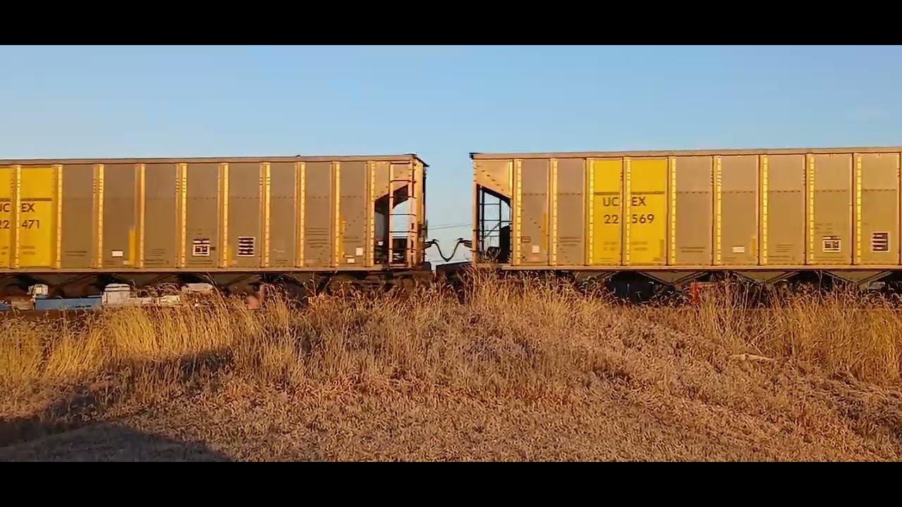 Westbound BNSF empty coal train UCEX 