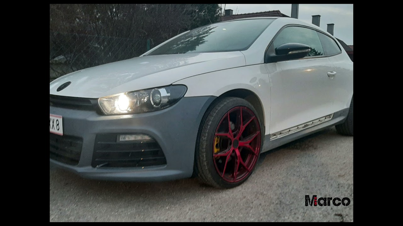 Umbau meines VW Scirocco R Optik und Car Wrapping in Telegrau