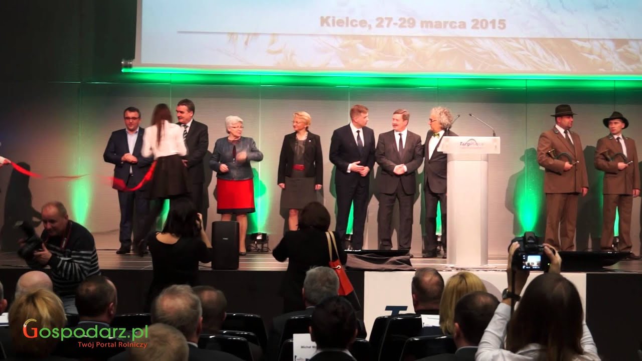 Uroczyste otwarcie Targ&oacute;w Agrotech Kielce, 27 marca 2015 r.