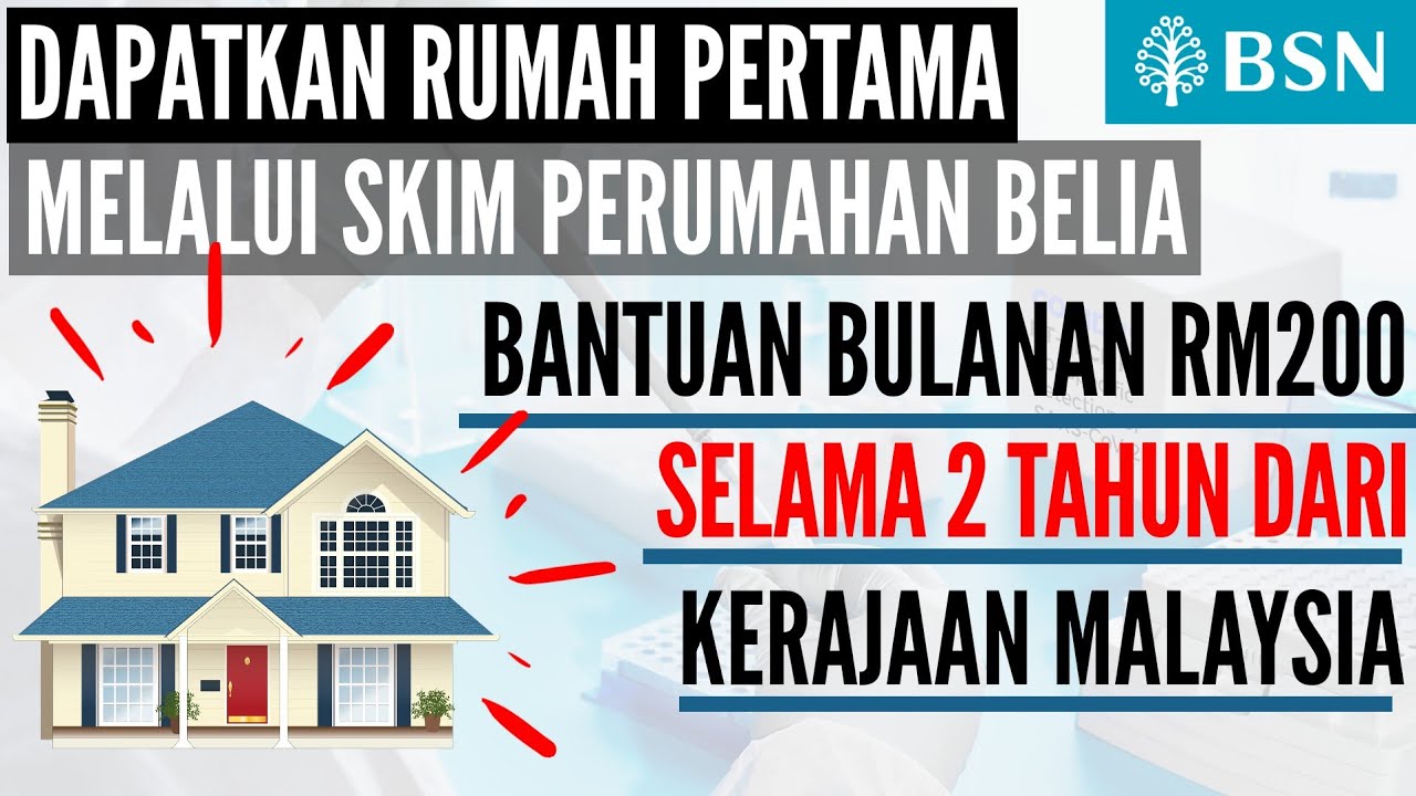 Cara Mohon Skim Perumahan Belia | Bantuan Ansuran RM200 SEBULAN Dari Kerajaan