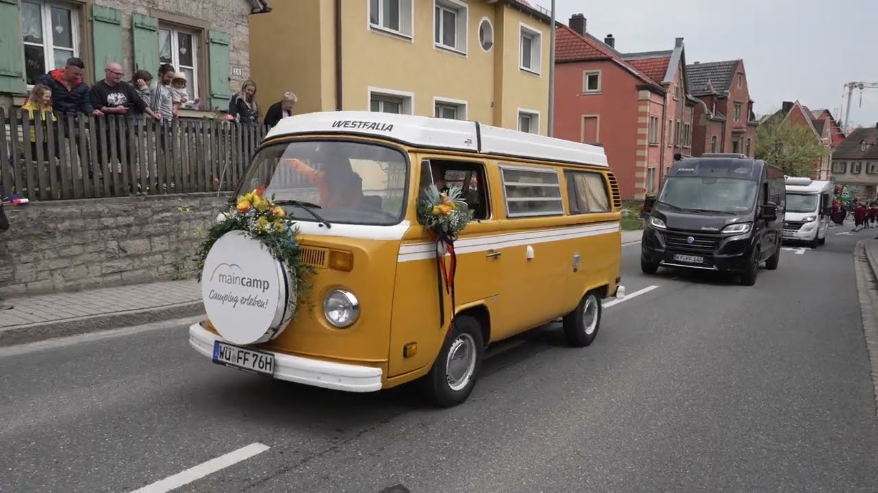 Walpurgi in Uffenheim - Festumzug komplett