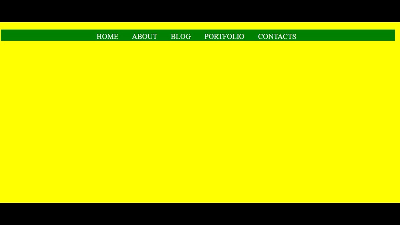 How to Create Menu in HTML & PHP  #html #menu #php