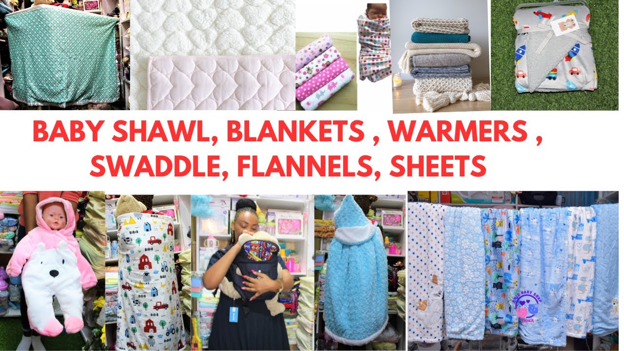 Baby Shawls, Blankets, Flannels, & Warmers - What's the Difference?