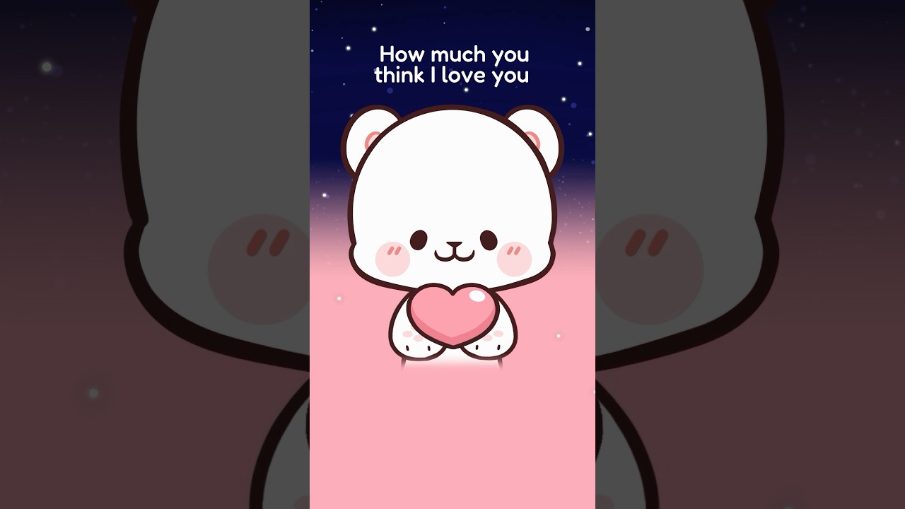 My ❤️ for U #shorts #milkmocha #milkandmocha #milkmochabear #bears #animation #cuteanimation