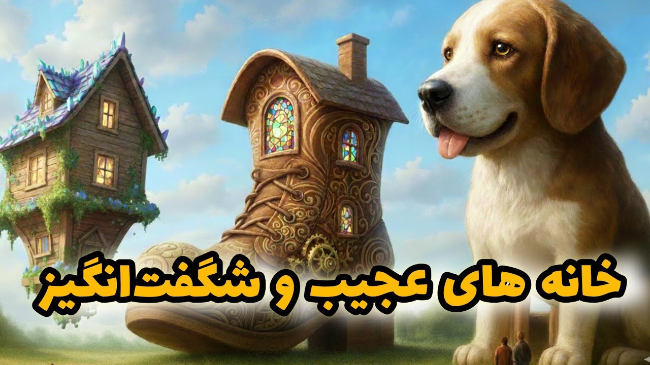 🏠 عجیب‌ترین خانه‌های جهان 🌍 از خانه وارونه تا سگ غول‌پیکر 🐶 