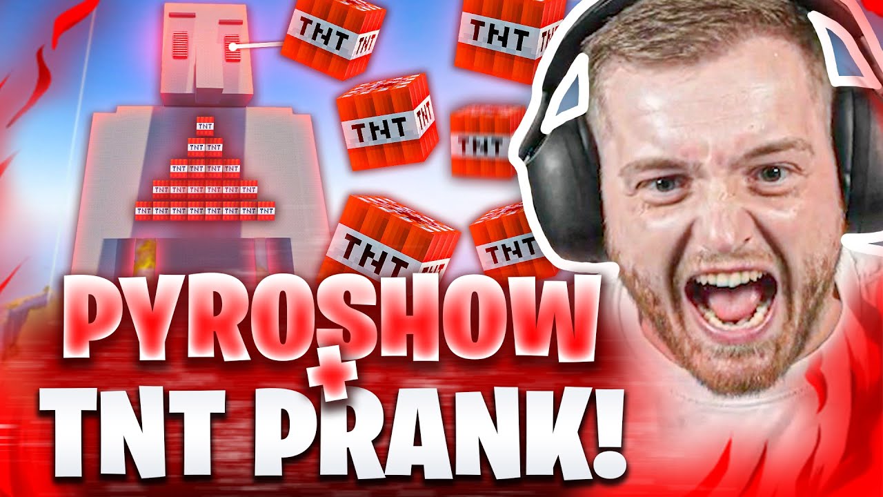 💥😍XXL PYROSHOW + Explosiver PRANK an den RENTNER in Craft Attack 12!