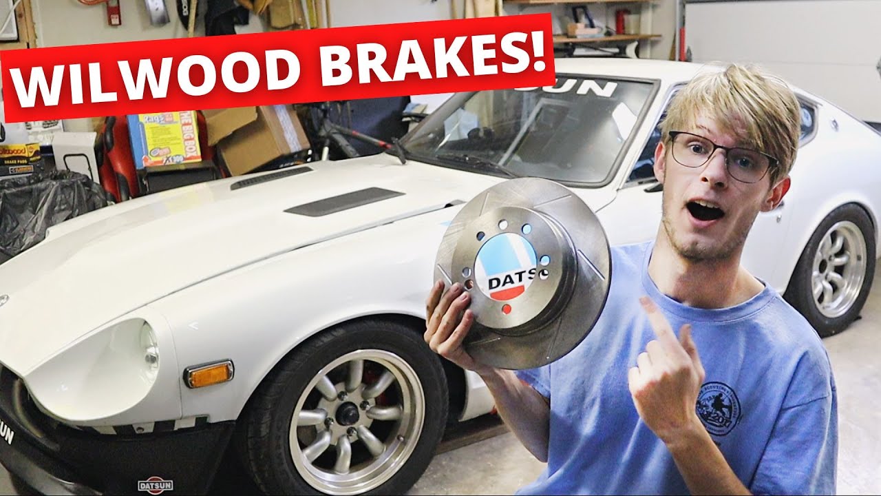 Datsun Wilwood Front Brake Install! Brand NEW Brakes for the Datsun 280z!
