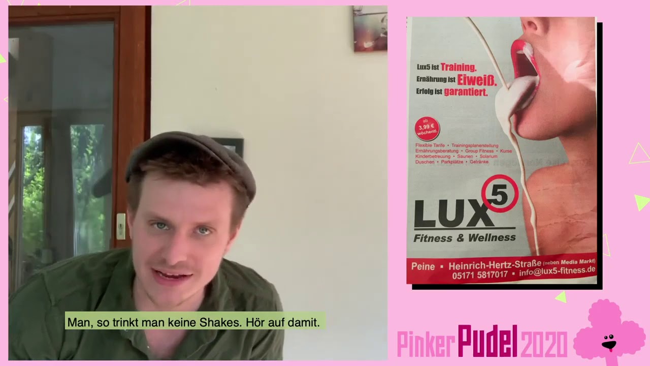 Moritz Neumeier &ndash; Pinker Pudel 2020