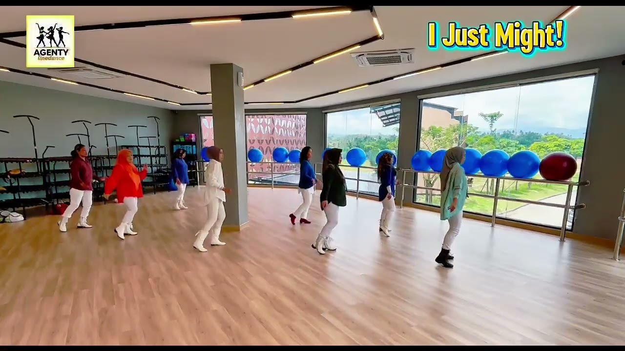 I Just Might Line Dance Demo Class ULD Cilegon choreo Rob Williams (USA) 