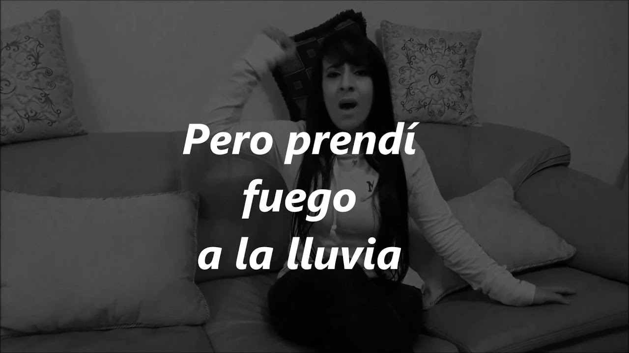 Nagam Assali - Adele's Cover Set Fire to the Rain, lyrics in Spanish