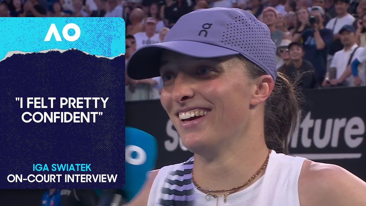 Iga Swiatek On-Court Interview | Australian Open 2026 Fourth Round