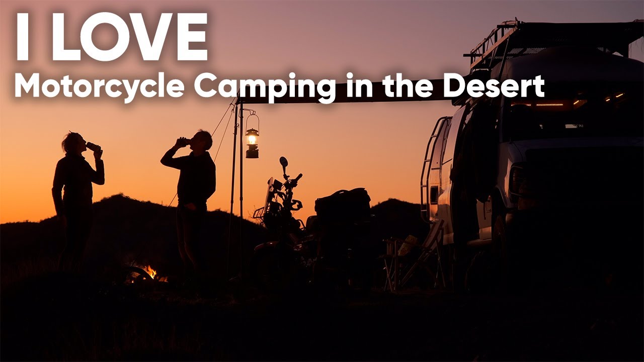 Valentine's Day Motorcycle Camping