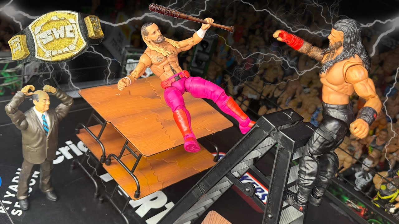 Roman Reigns VS Seth Rollins | HARDCORE | WWE Action Figure Match!