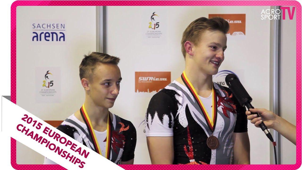 Interview with Tim Sebastian and Michail Kraft - German Men's Pair at European Championships 2015