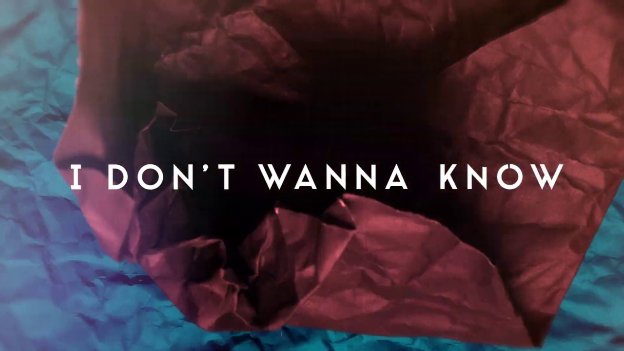 GOLDHOUSE & Mokita - i don't wanna know (Official Lyric Video)