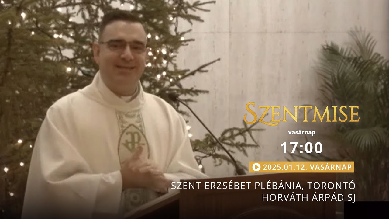 Szentmise a torontói Szent Erzsébet templomból – Horváth Árpád – 2025.01.12.