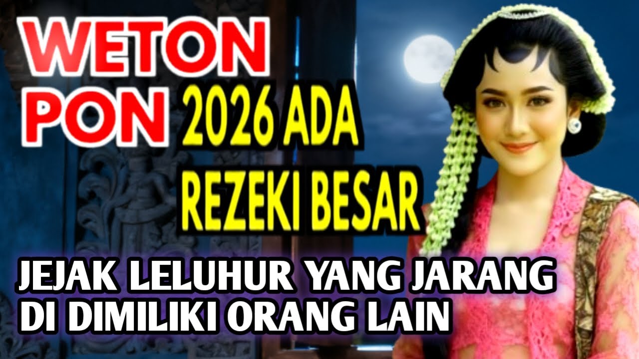 AURA MISTIS WETON PON Jejak Leluhur Yang Jarang Di dimiliki Orang Lain