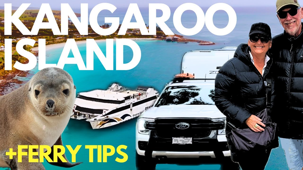 CARAVANNING KANGAROO ISLAND Australia | Off Grid Camping | Caravan Ferry Crossing Must DoTips!