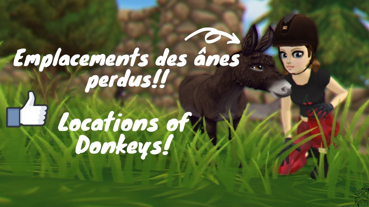 SSO-Emplacements des ânes perdus! -Locations of donkeys-