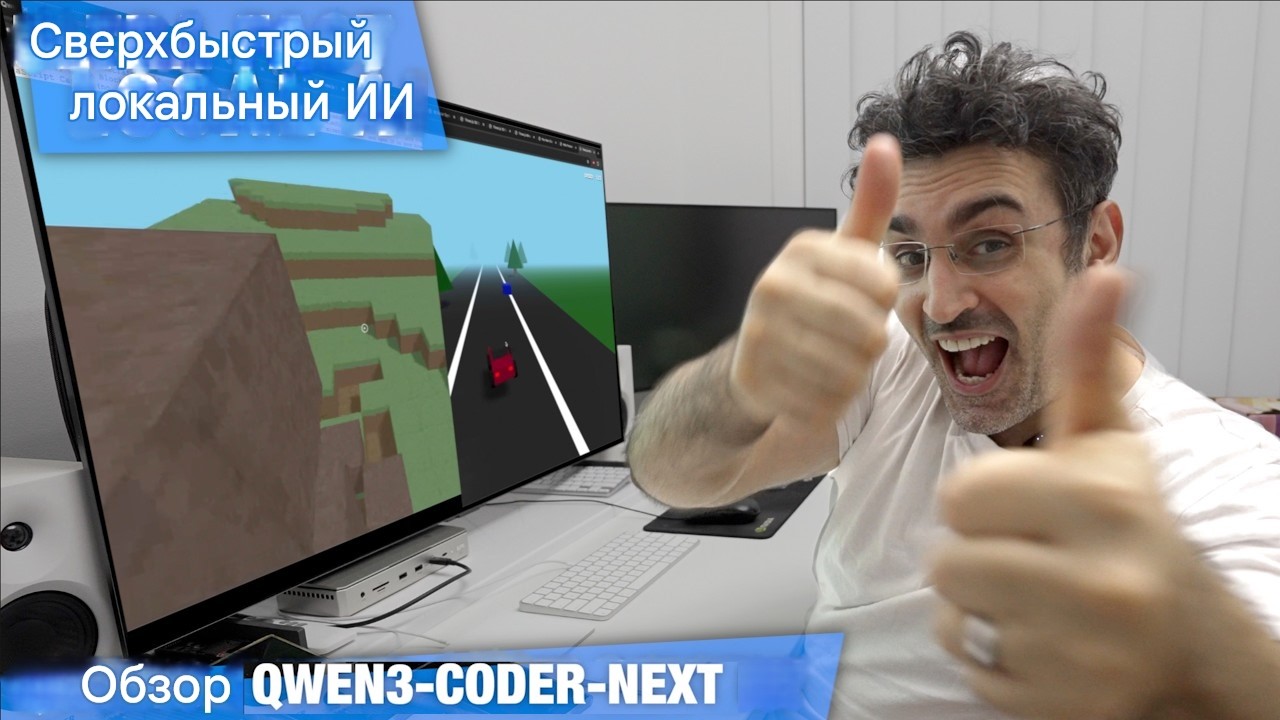 Qwen3-Coder-Next - СВЕРХБЫСТРЫЙ локальный ИИ, который превосходит Claude и OpenClaw? ОБЗОР
