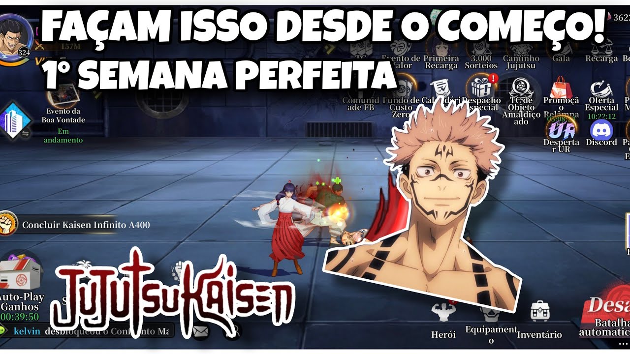 TUDO QUE VOC&Ecirc; PRECISA FAZER NO IN&Iacute;CIO DO JOGO! COMECE DA FORMA CORRETA NO REI DO JUJUTSU 