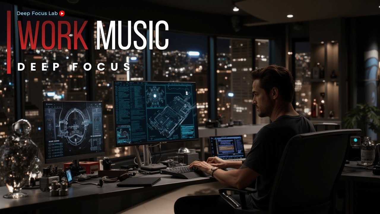 Deep Work Music | Фокус кодирования и продуктивность | Спокойная концентрация для учебы и офиса