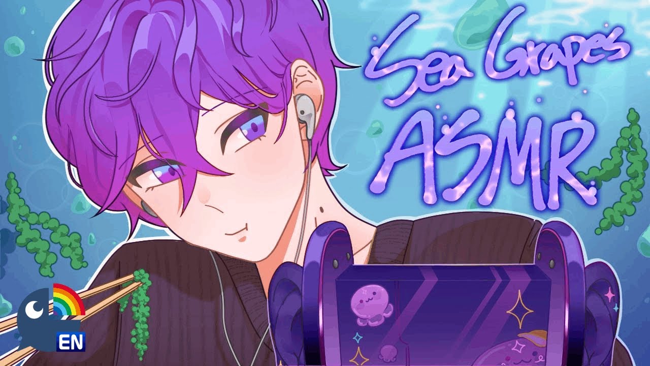 【ASMR】first time trying sea grapes!! 🍇🌊【NIJISANJI EN | Uki Violeta】