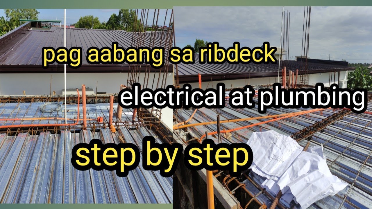 paano mag abang ng electrical at plumbing sa roofdeck