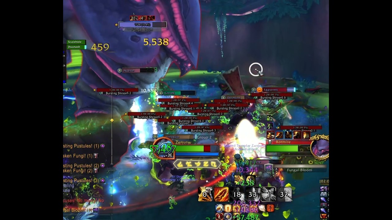 Heroic: Rotmire Guild Run (Sporefall) Birthday Kill!