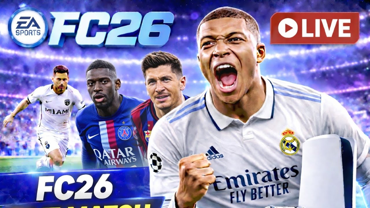 🔴Live now FIFA 26 Gameplay PS5 | Superstars on the Pitch
