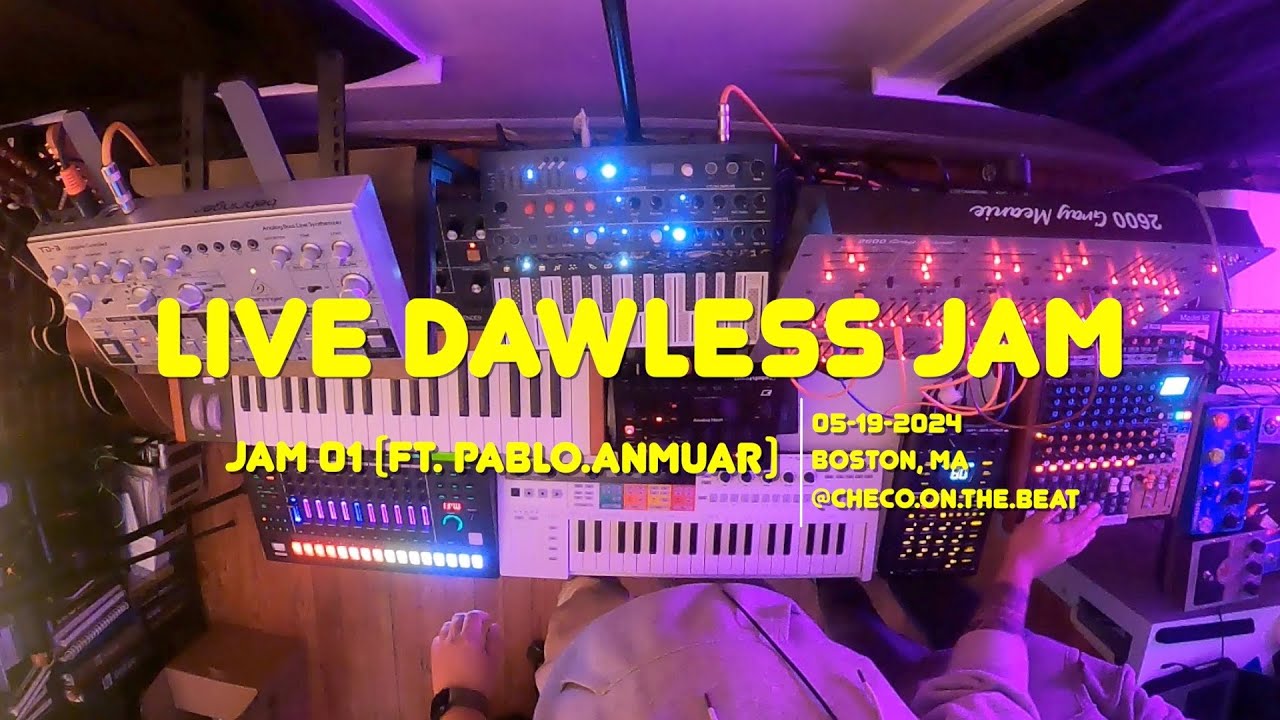 Jam 01 (ft. PABLO.ANMUAR) | Live DAW-less Synthesizer Jam