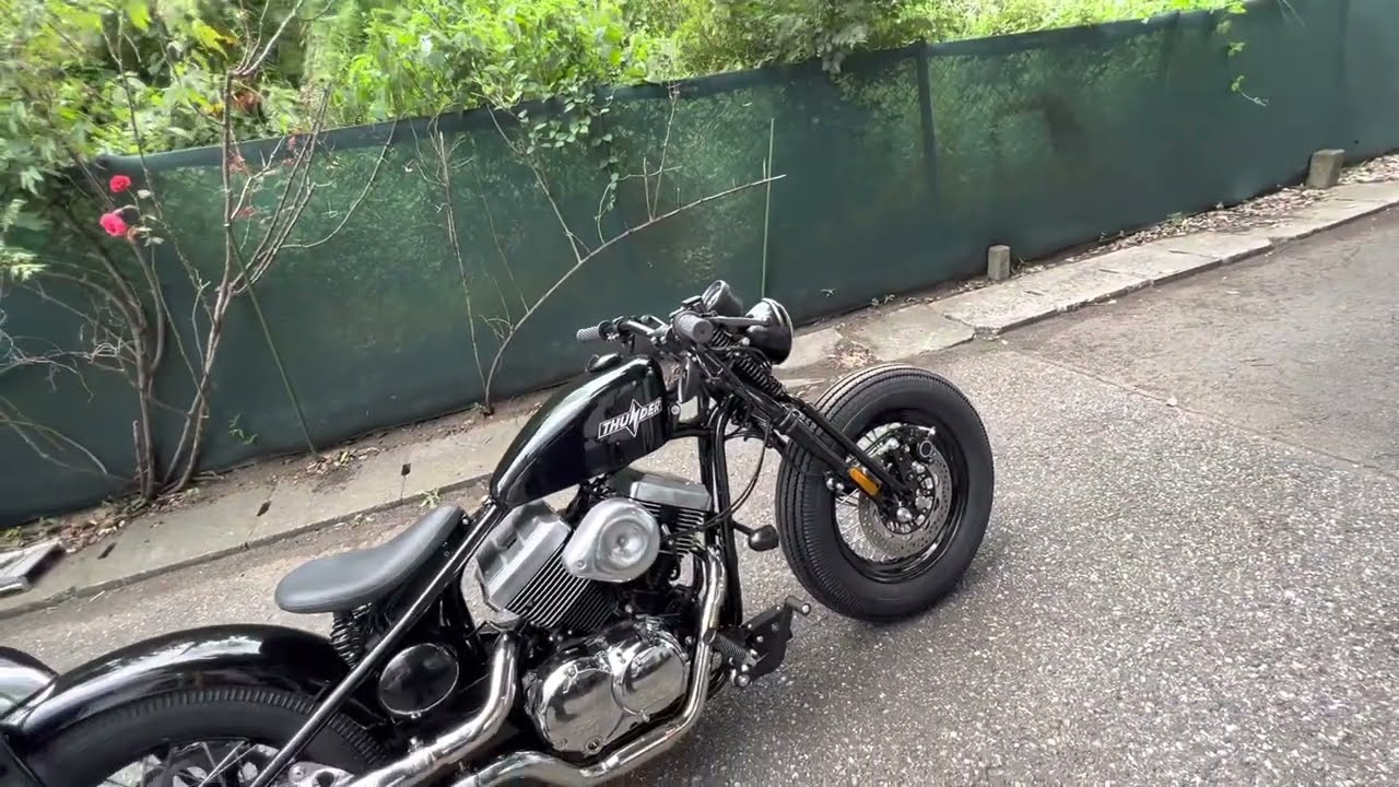 Thunder Hardtail 250 サンダー250  エンジン始動！ Thunder250 Hardtail 　APtrikes125