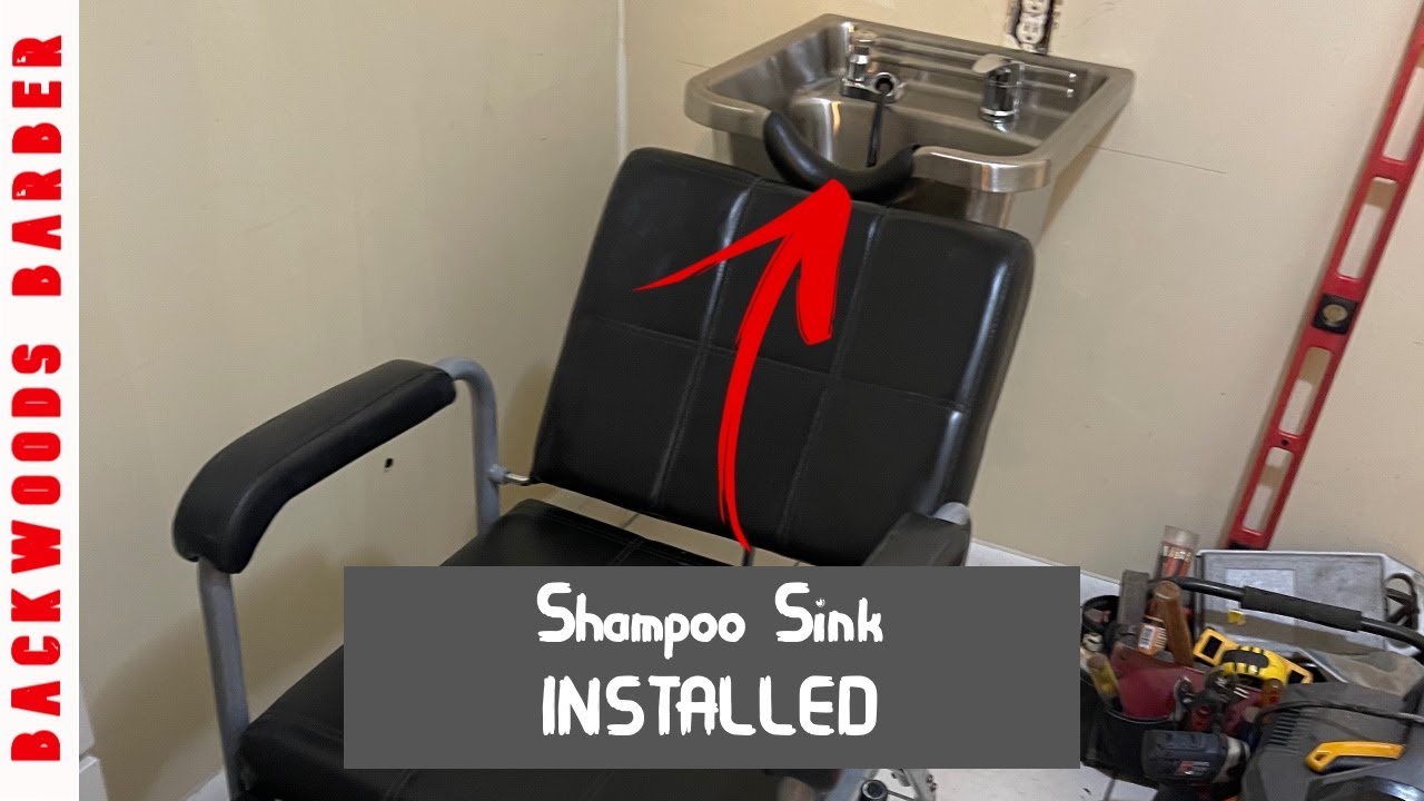 Barber Shop Build Out EP#3 - Shampoo Bowl Installed!  #flbackwoodsbarber #backwoodsbarber