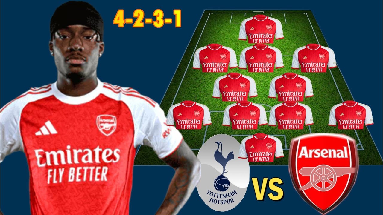 Calafiori OUT~ POWERFUL Arsenal Potential Line-up to CRUSH Tottenham Hotspur in EPL Ft Madueke 