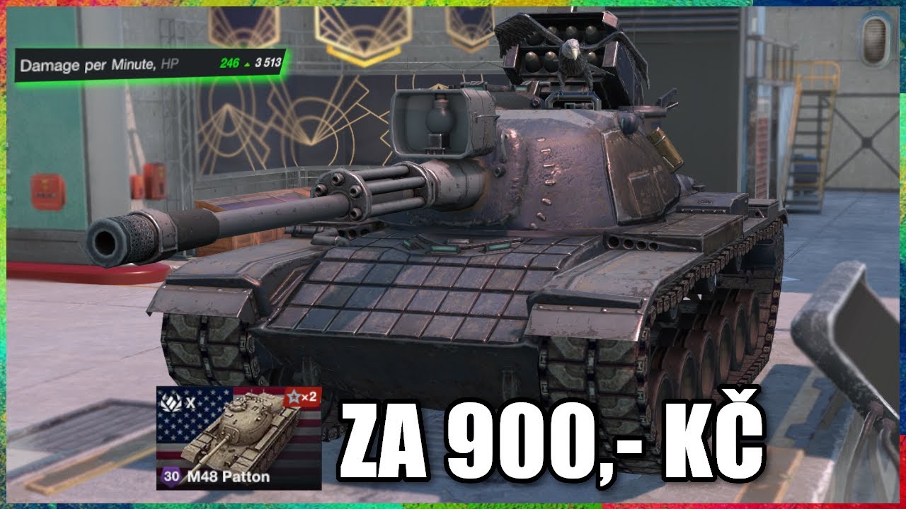 M60 - TechTree M48 Patton, akorát že za 900,- Kč?