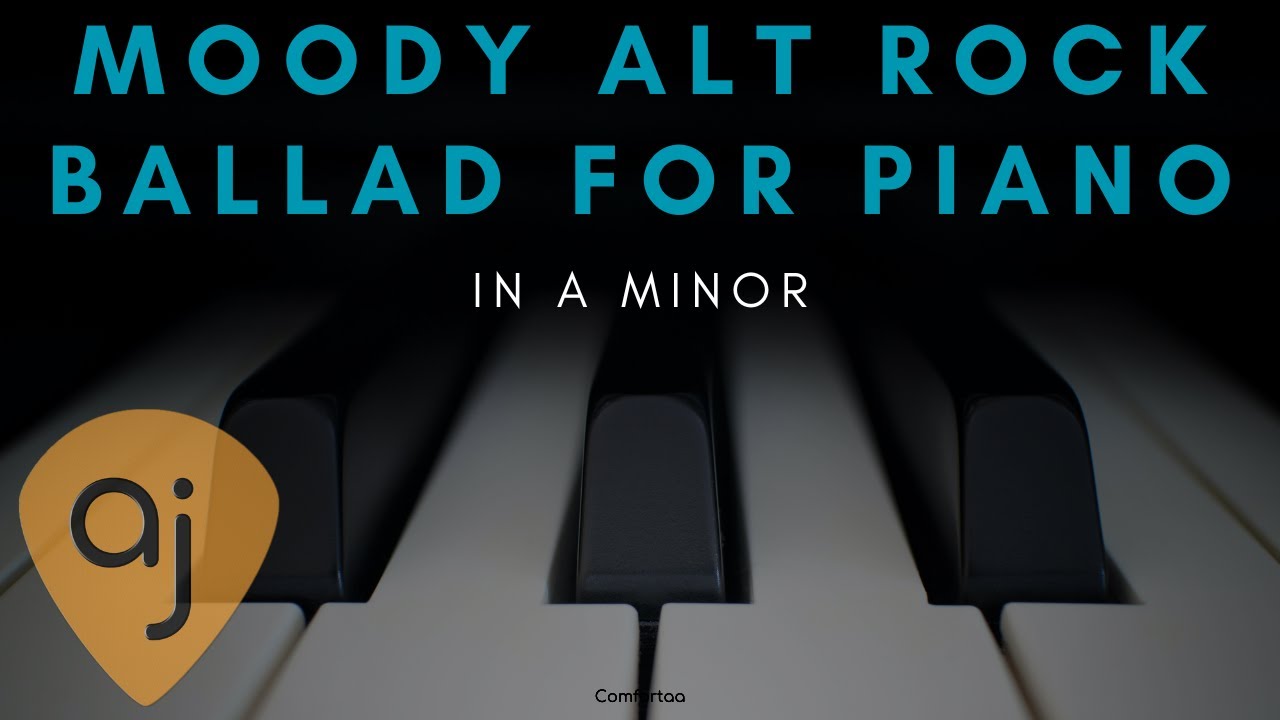 MOODY ALTERNATIVE ROCK JAM TRACK for Piano / Synth Play Along #alphajams #pianoplayalong