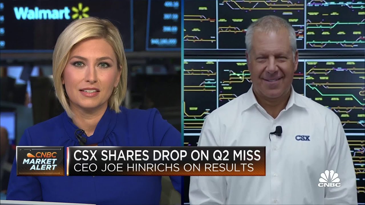 Domestic intermodal business are showing signs of life, says CSX CEO Joseph Hinrichs