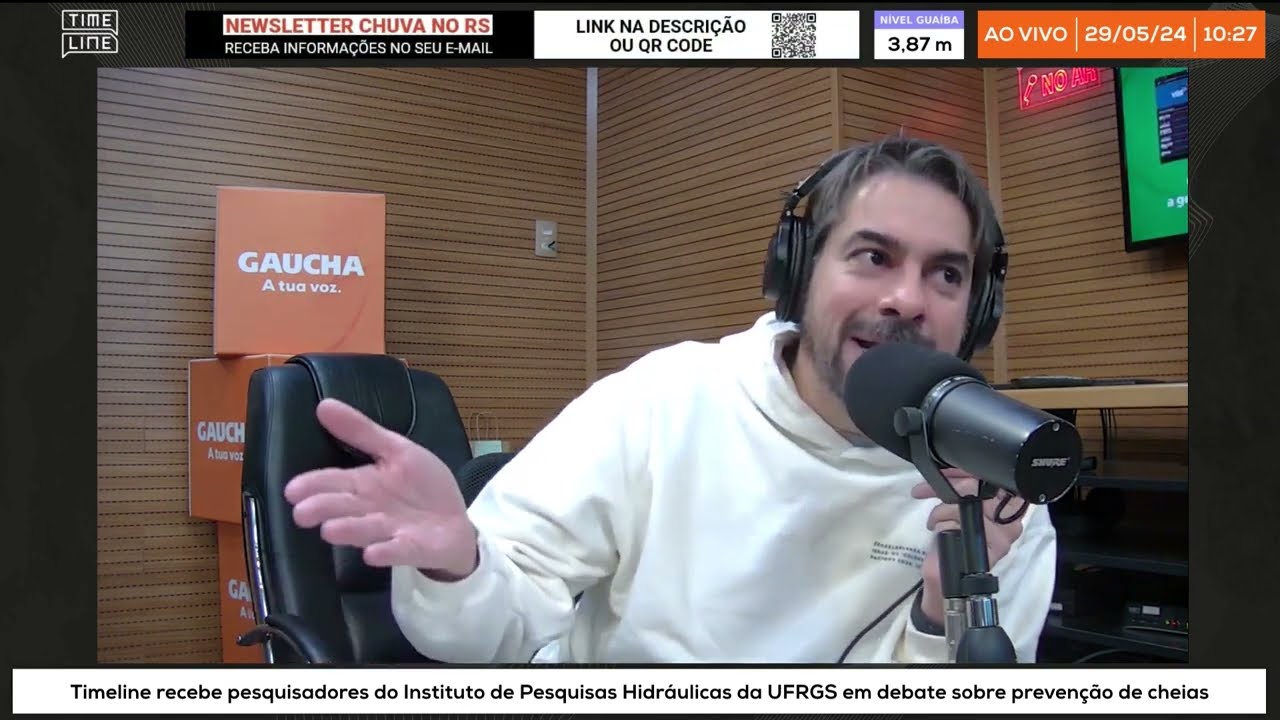 Timeline Gaúcha debate com os pesquisadores do IPH da UFRGS sobre prevenção de cheias