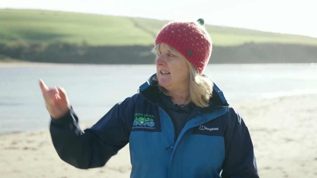 Crossing the Erme estuary in the South Devon National Landscape