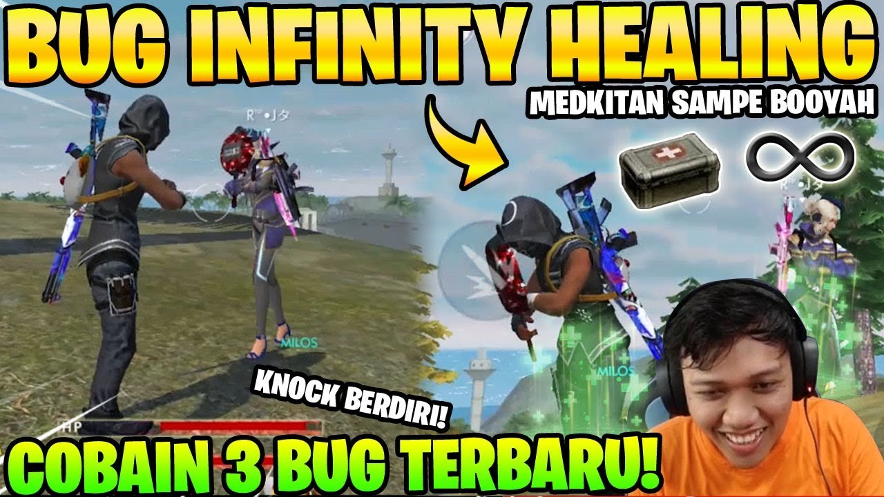 BUG INFINITY HEALING! + NEMU WEAPON KEREN GRATIS! 3 BUG TERBARU WAJIB COBA! - Garena Free Fire!