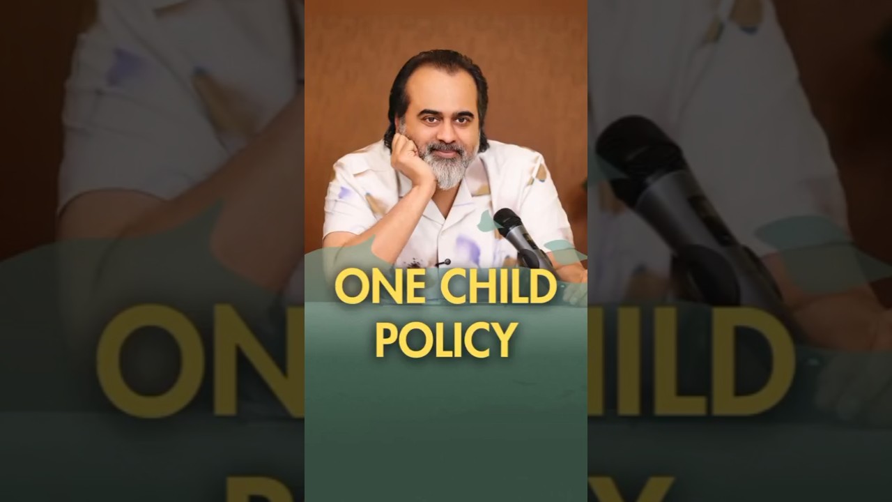 One Child Policy || Acharya Prashant