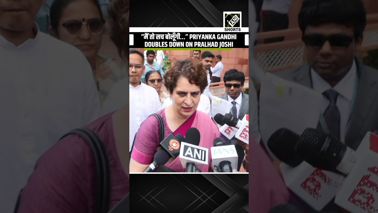 &lsquo;Attitude towards women&hellip;&rsquo; Priyanka Gandhi doubles down on remark on Pralhad Joshi in Lok Sabha