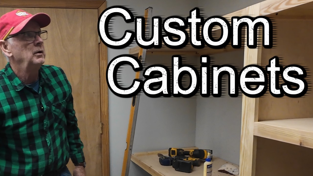 Built In Cabinets, 24' Foot Shop Built Desk-Office Space Makeover