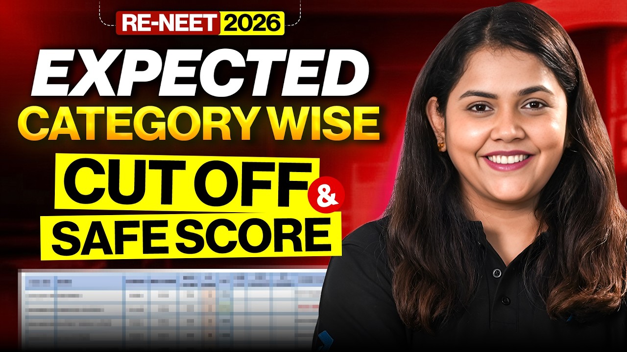 RE-NEET 2026 Expected Cut-Off Category Wise & Safe Score | Dr.Shipra Tiwari