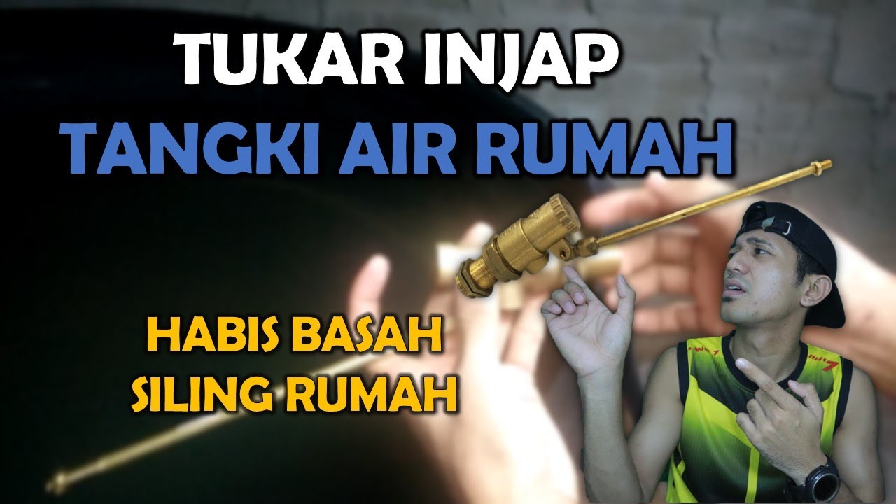 Baiki Tangki Air Rumah Yang Meleleh | Puncanya Injap Tangki Bermasalah